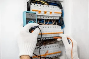 electrician lewisville texas testing electrical panel