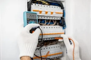 electrician frisco texas testing electrical panel